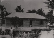 Georg Fritz, No. 204 Exterior of a Building with Man Standing Outside